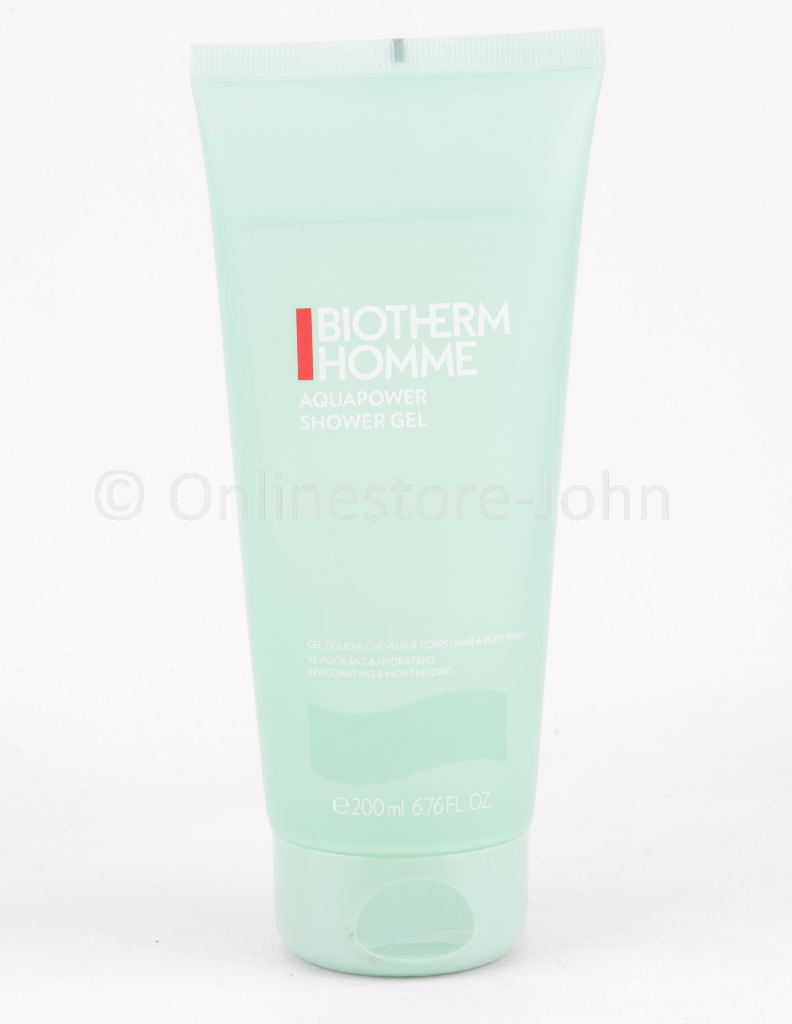 Biotherm Homme - Aquapower - 200ml Invigorating & Moisturizing Hair & Bodywash