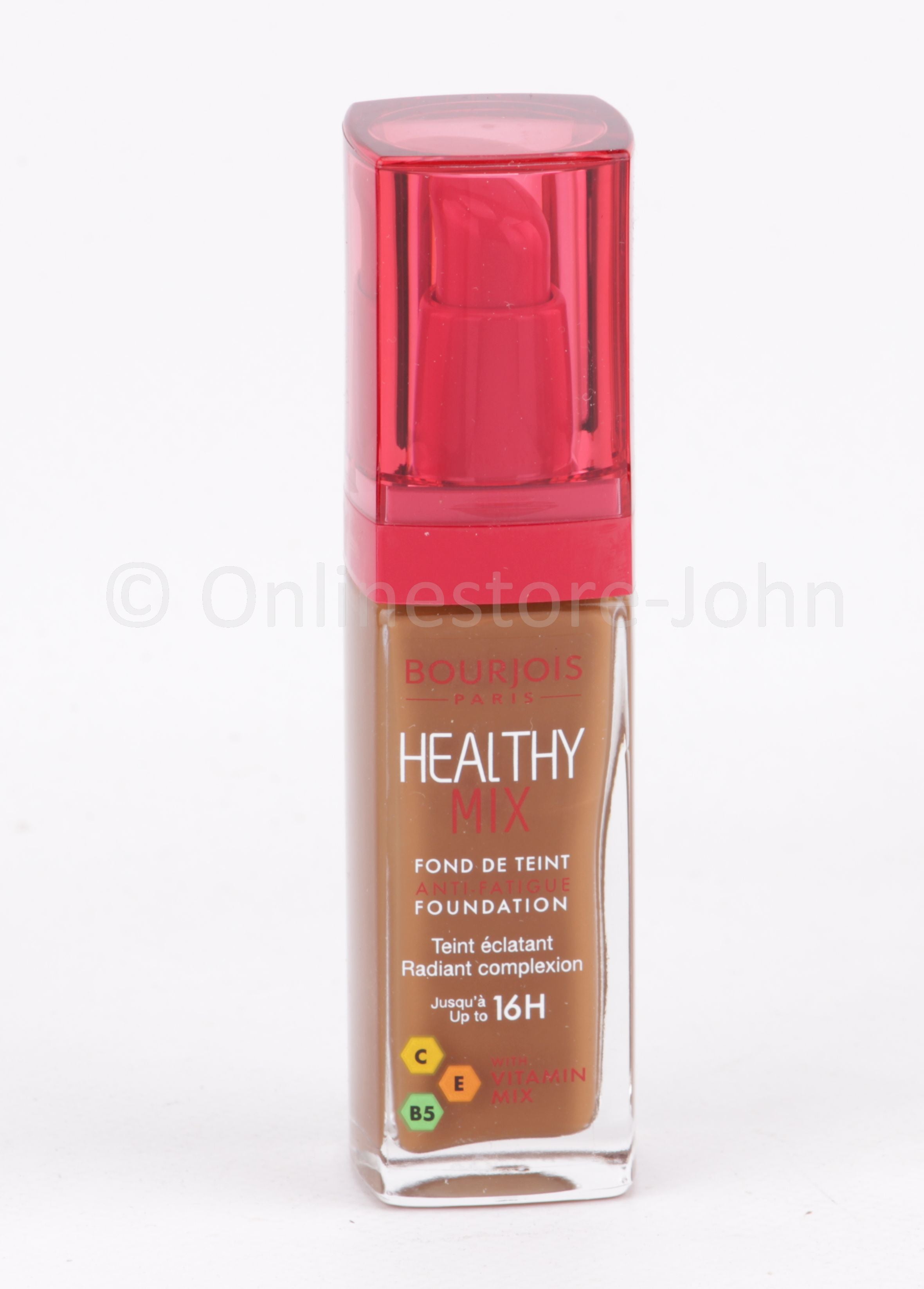 Bourjois - Healthy Mix - Anti-Fatigue Foundation  30ml - 63 Kakao