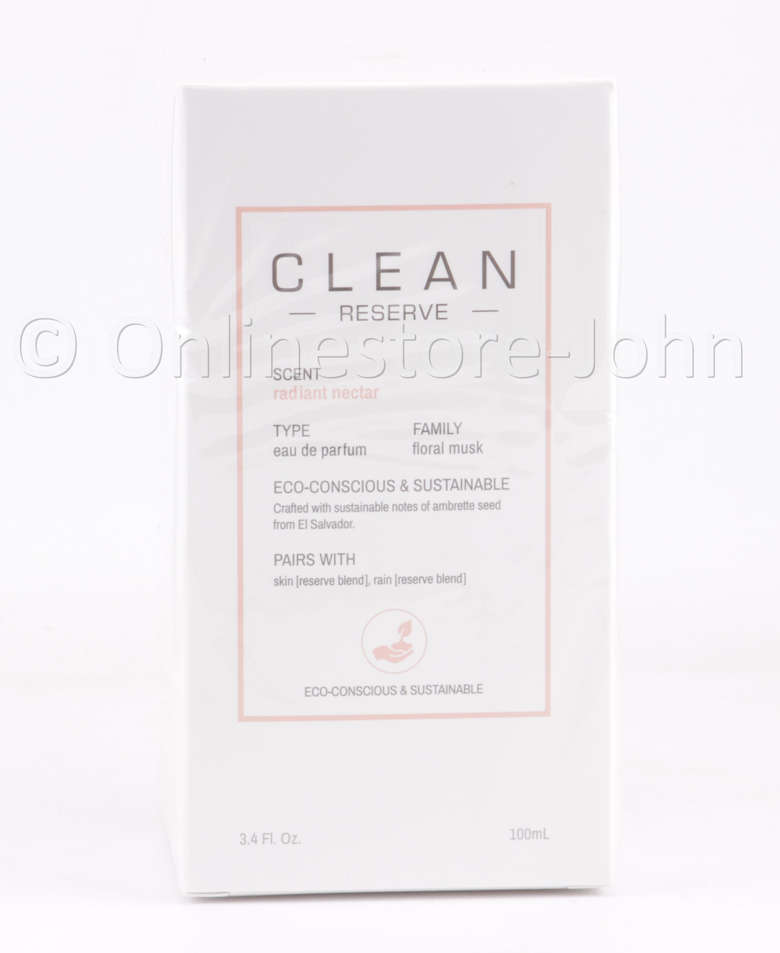 Clean - Radiant Nectar - Reserve - 100ml EDP Eau de Parfum