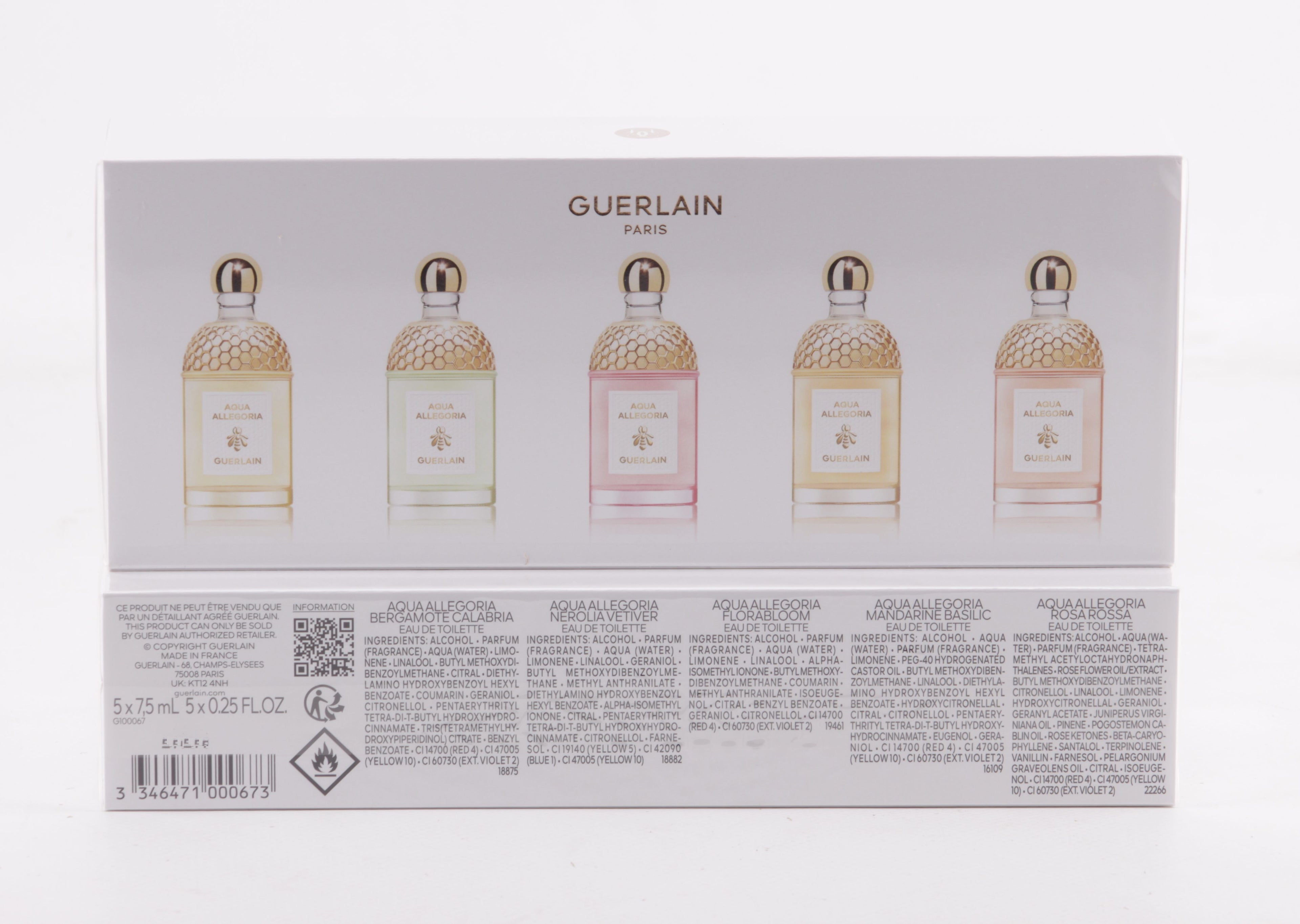 Guerlain - La Collection Aqua Allegoria - 5 x 7,5ml Miniaturen - Eau de Toilette
