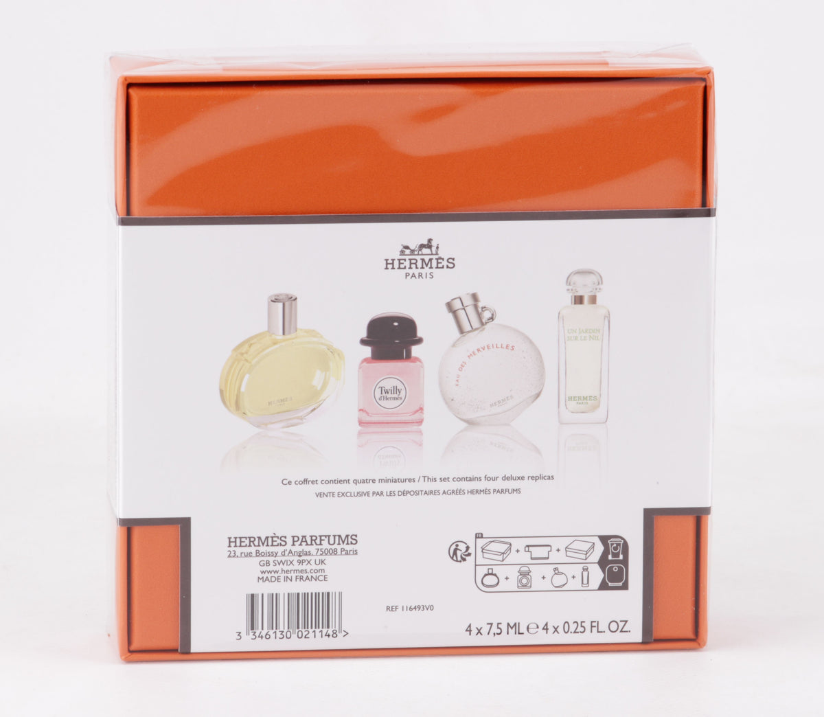 Hermes - Women's Perfumes Discovery Set - 4 x 7,5ml EDP + EDT Miniaturen