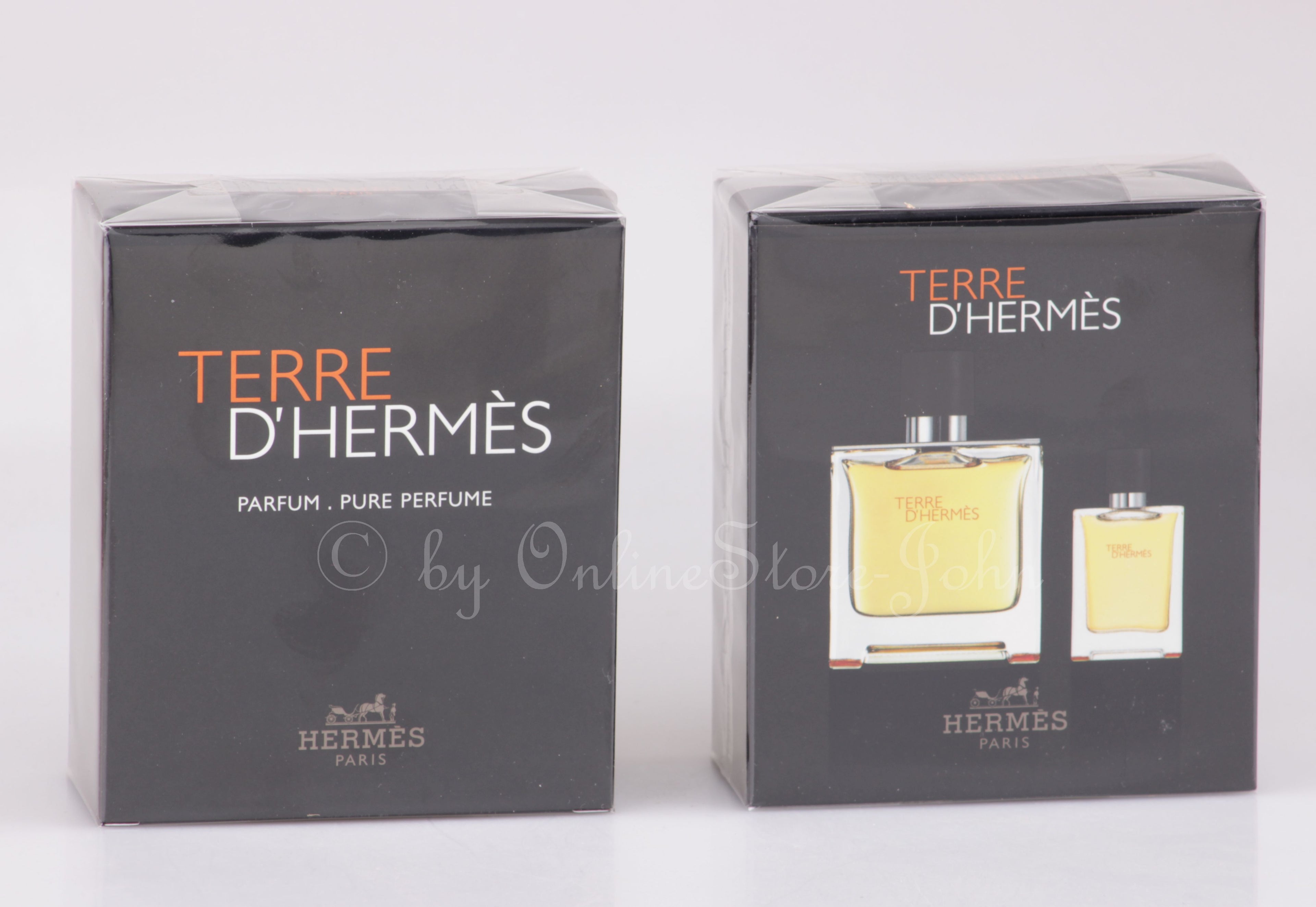 Hermes - TERRE d'Hermes Set - 75ml + 12,5ml EDP Pure Perfume Parfum