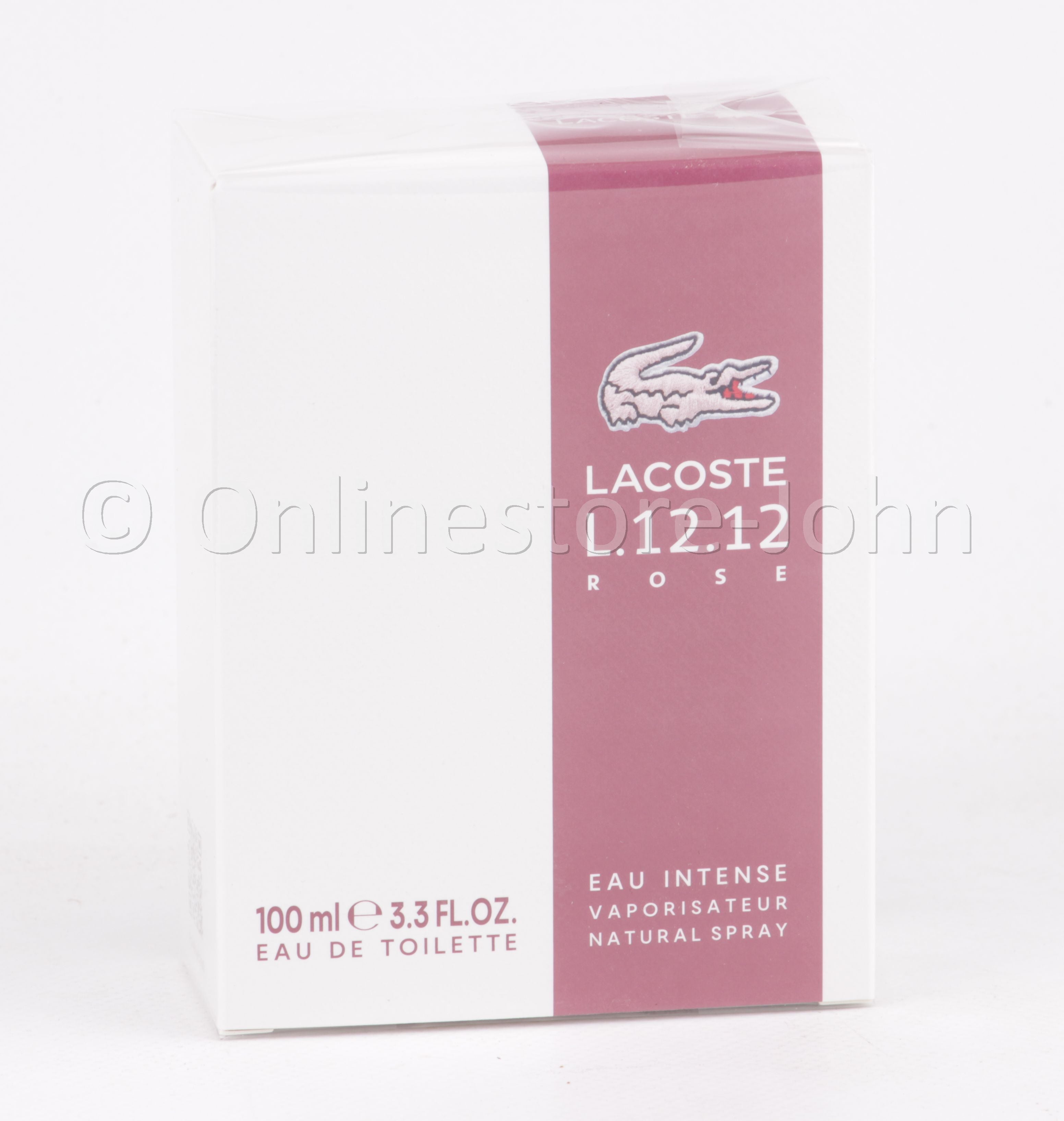 Lacoste - L.12.12 Rose Eau Intense - 100ml EDT Eau de Toilette