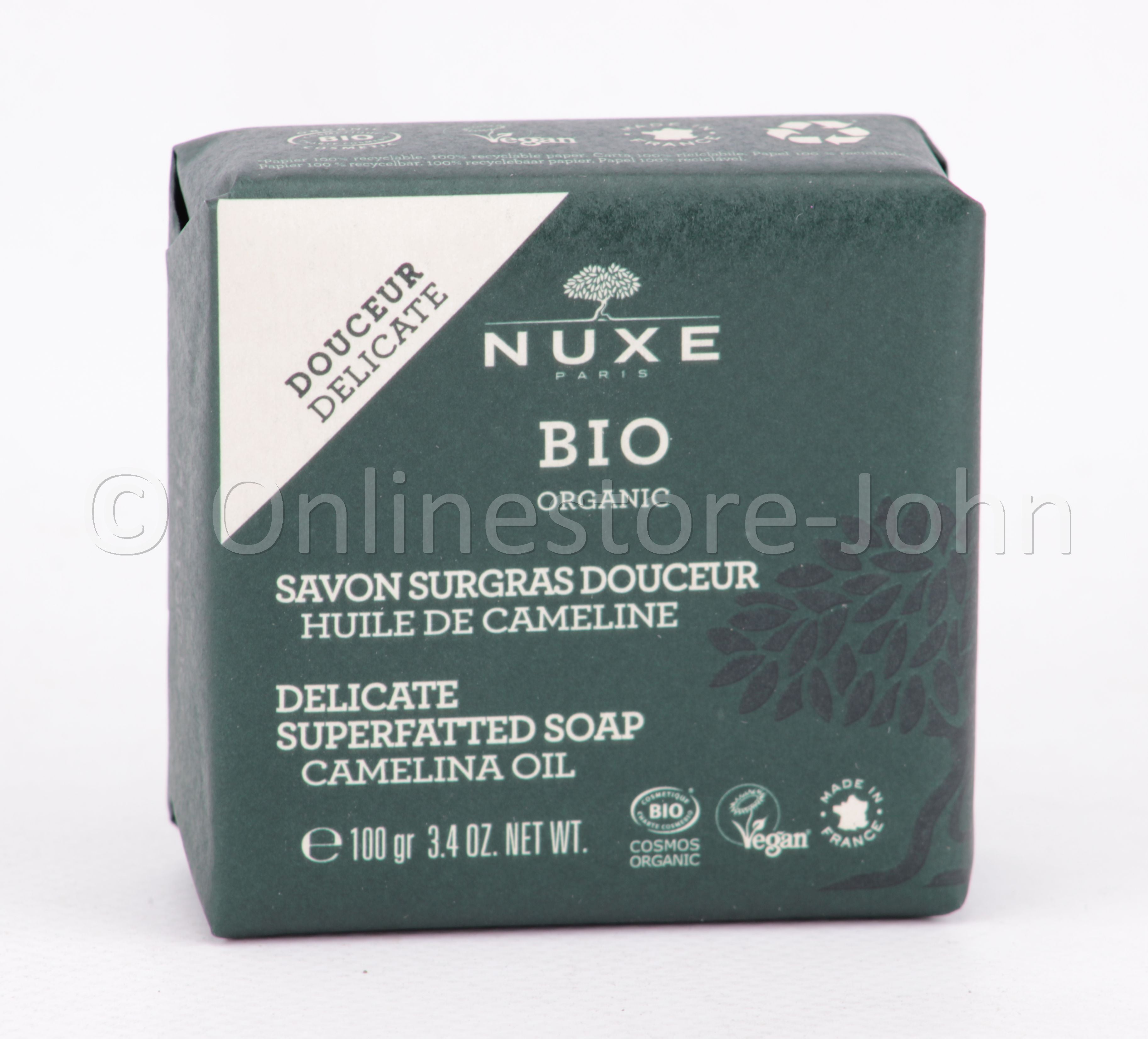 Nuxe - Bio Organic - Delicate Superfatted Soap Ð 100g RŸckfettende Seife