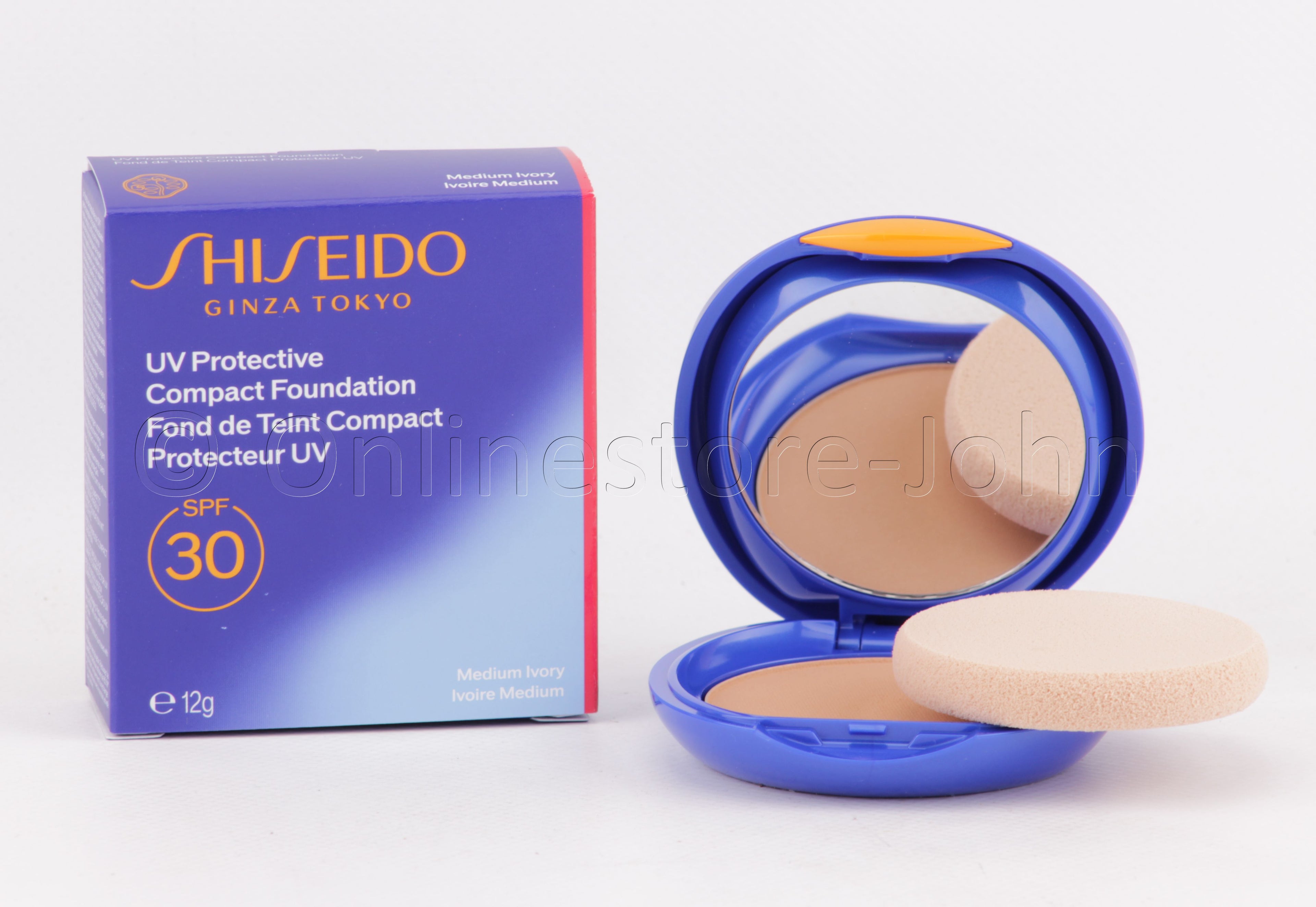 Shiseido - Sun / UV Protective - Compact Foundation SPF 30 - Medium Ivory - 12g