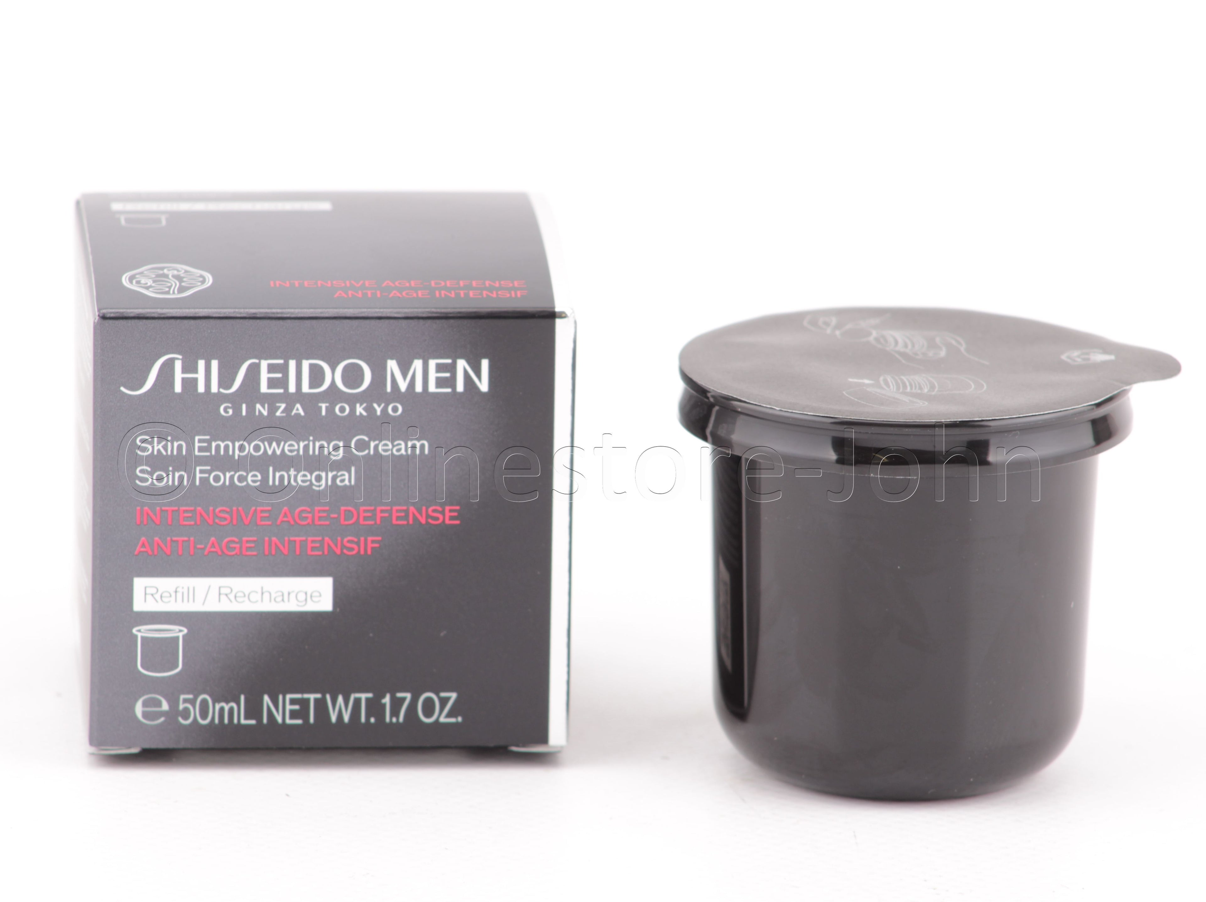 Shiseido Men - Skin Empowering Cream - Intensive Age-Defense - 50ml Refill / Recharge