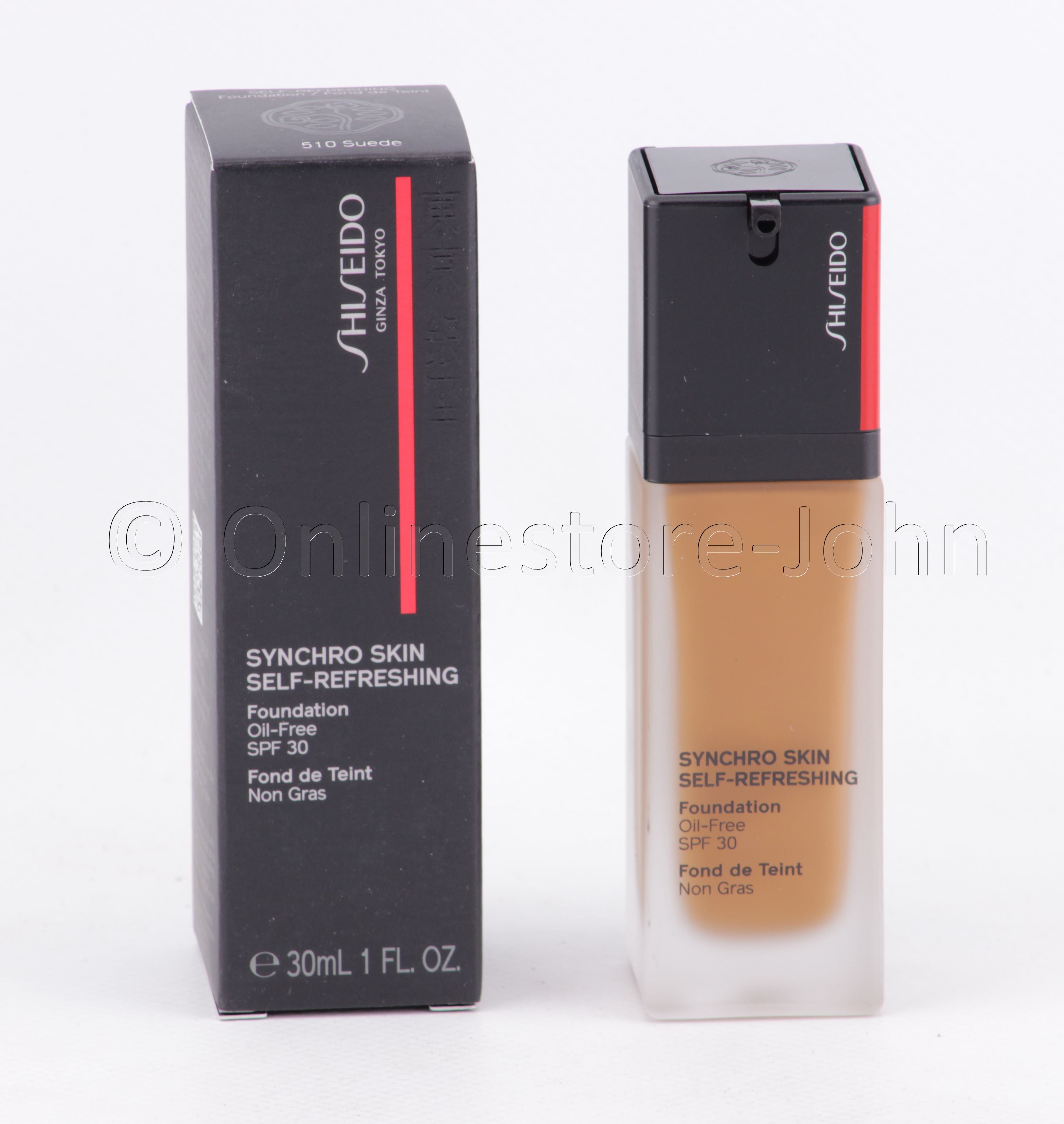 SHISEIDO - Synchro Skin Self-Refreshing - Foundation Oil-Free SPF30 - 30ml 510 Suede