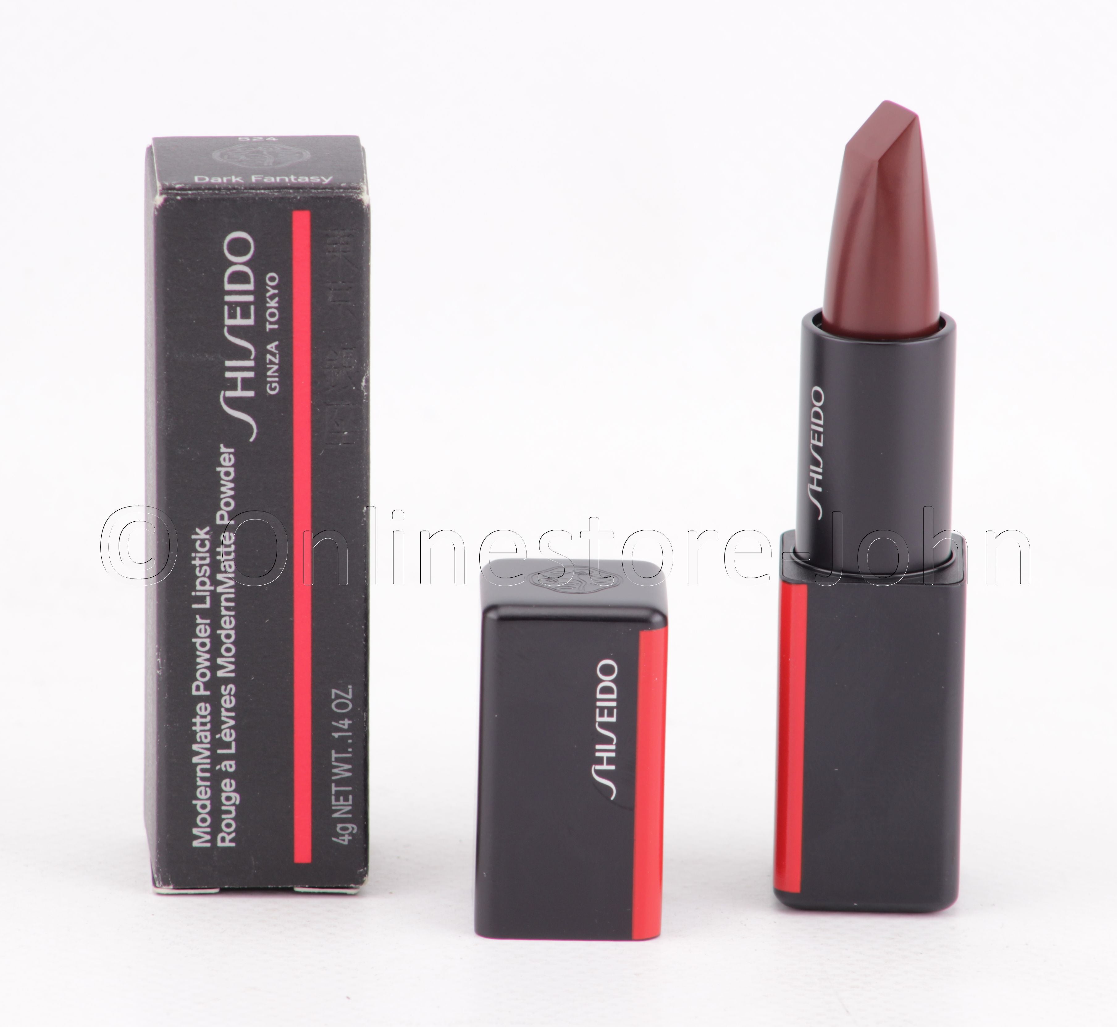 Shiseido - Modern Matte - Powder Lipstick - 4g - 524 Dark Fantasy