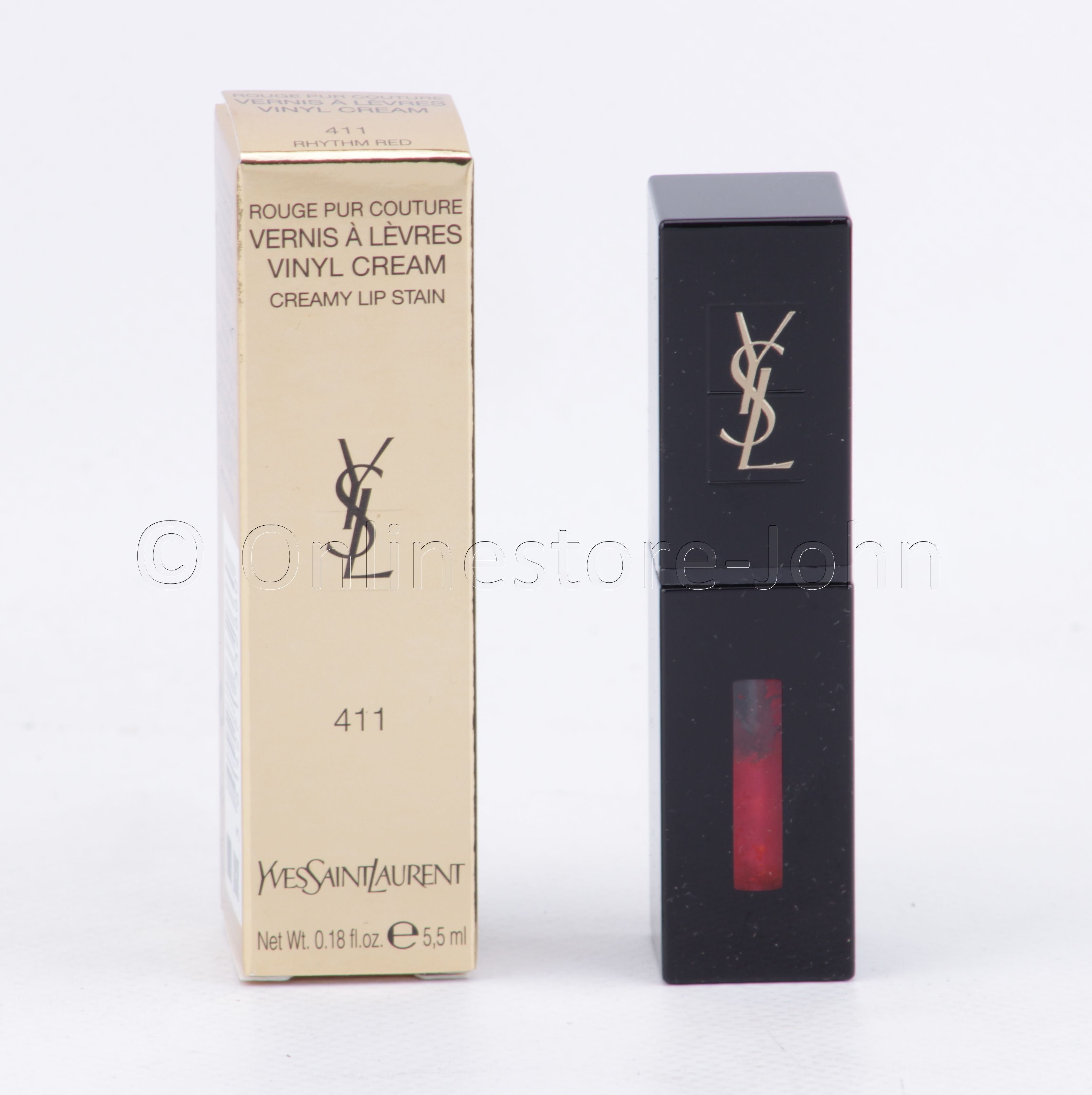 Yves Saint Laurent - Rouge Pur Couture - Vinyl Cream 5,5ml - 411 Rhythm Red