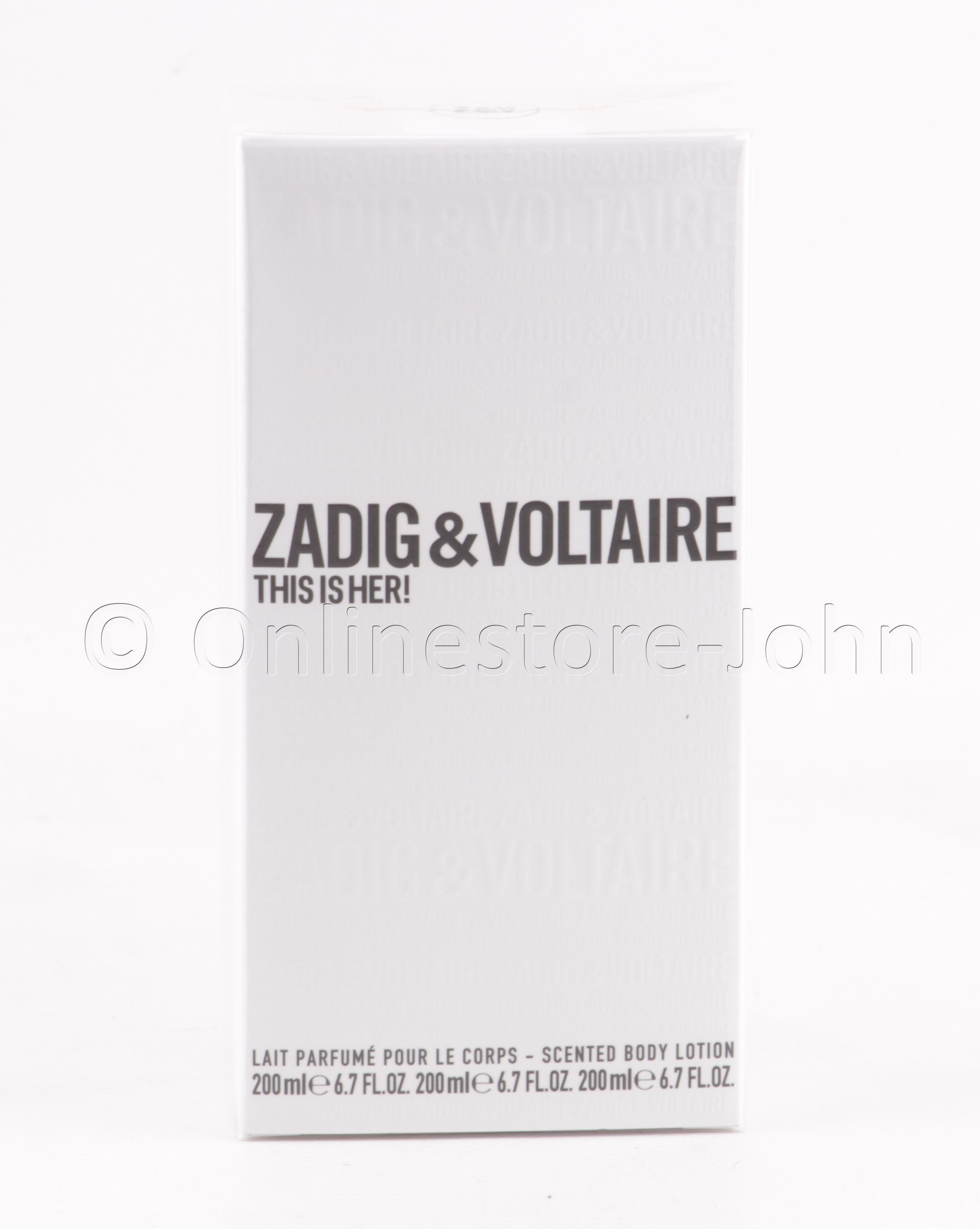 Zadig & Voltaire - This is Her! - 200ml scented Body Lotion